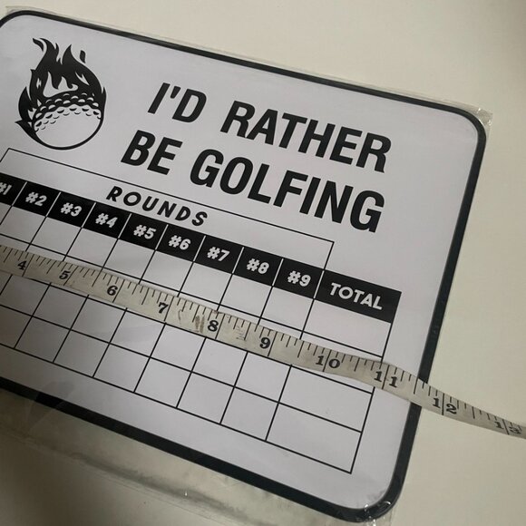 I’d Rather Be Golfing Dry Erase Scoreboard - Picture 8 of 9